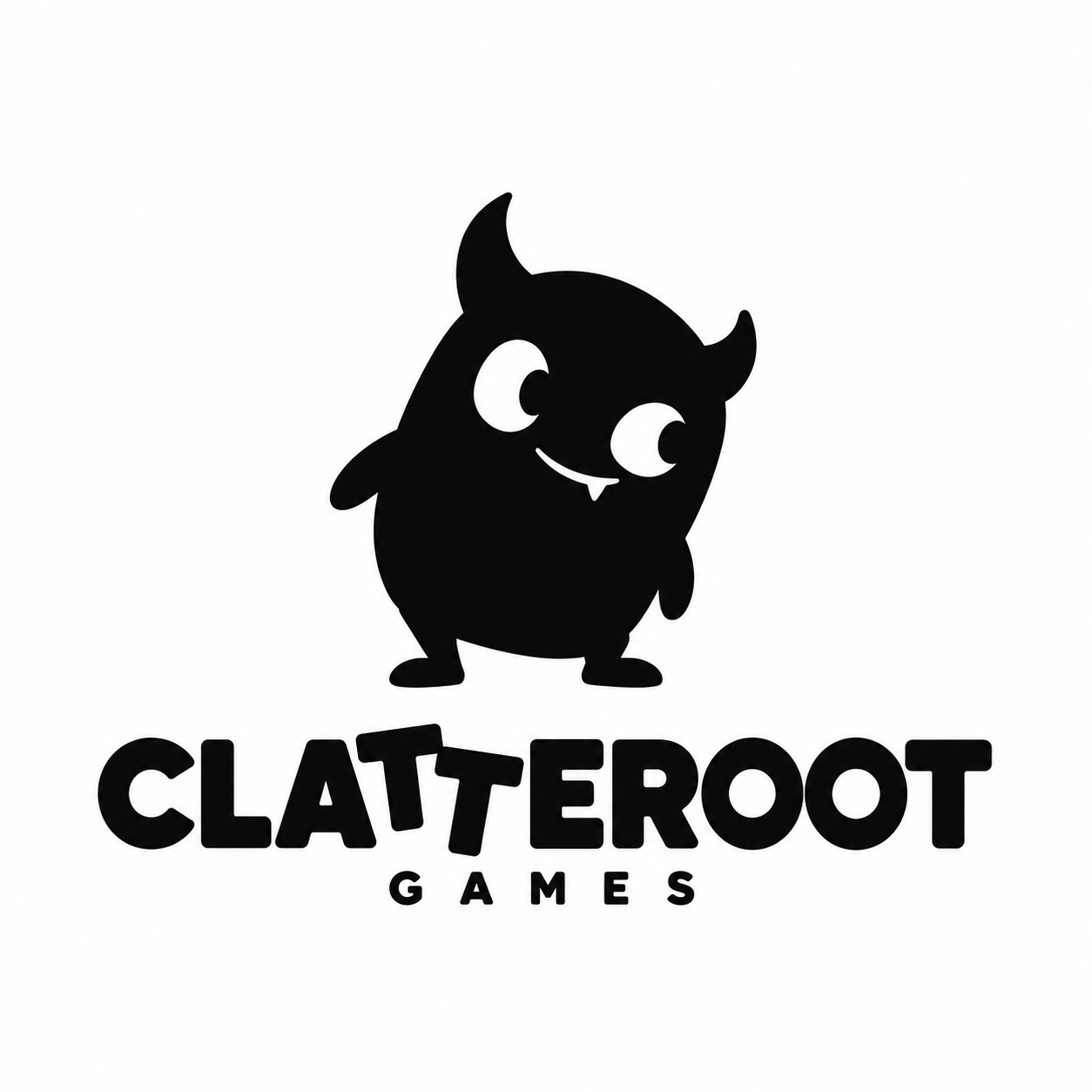 Clatteroot Games mascot and wordmark
